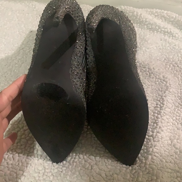 Steve Madden Wifey Pewter Rhinestone Stiletto Boot - Picture 9 of 14